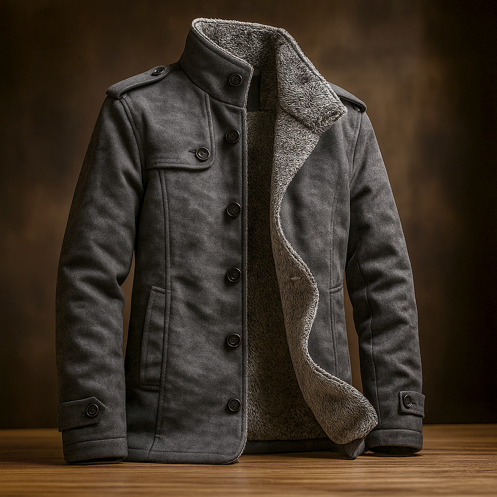 TRENTON™ Merino-Lined Suede Overcoat