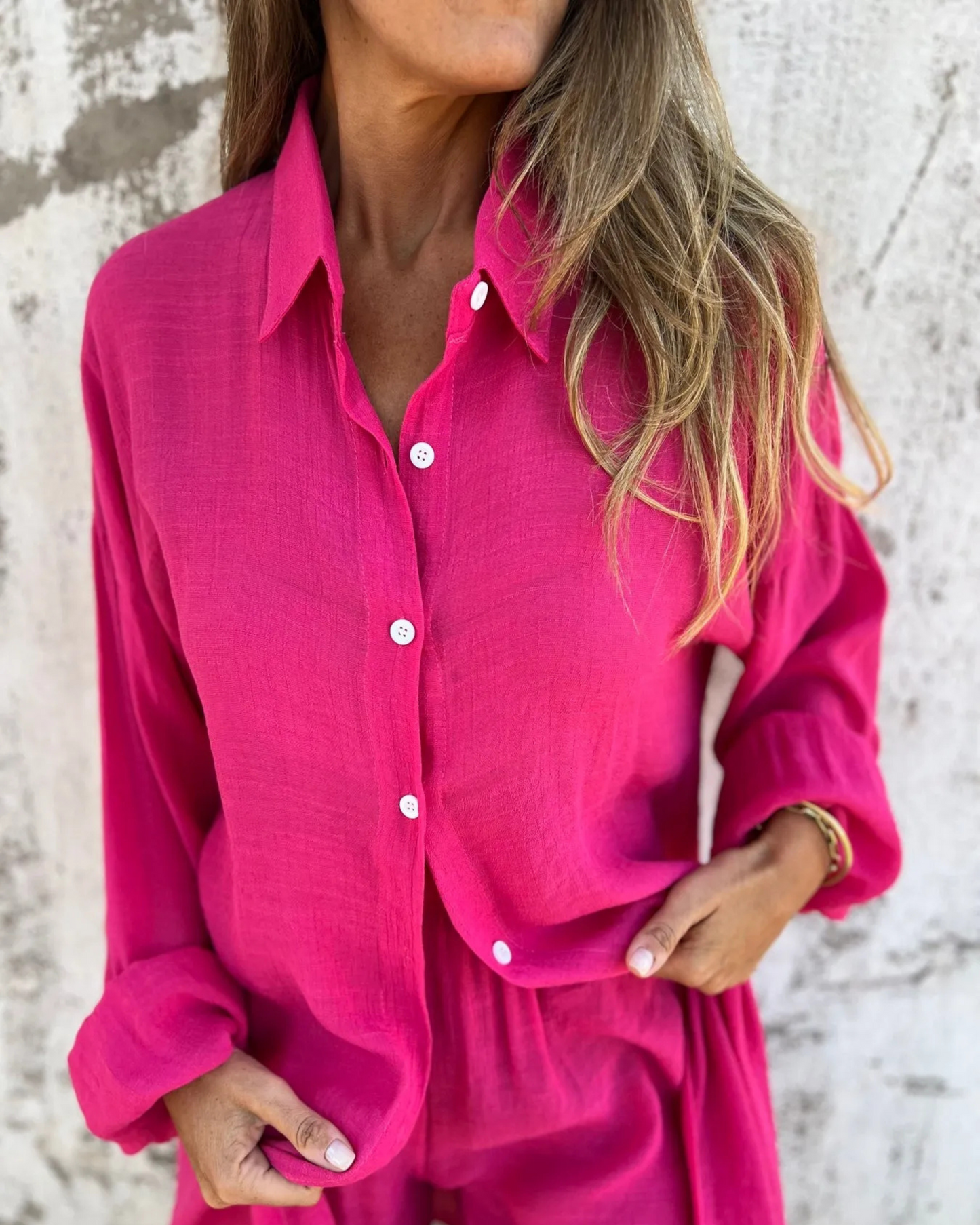 Mireya Casual Shirt & Short Set
