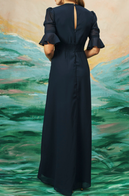 SOLANA EMBROIDERED MAXI DRESS