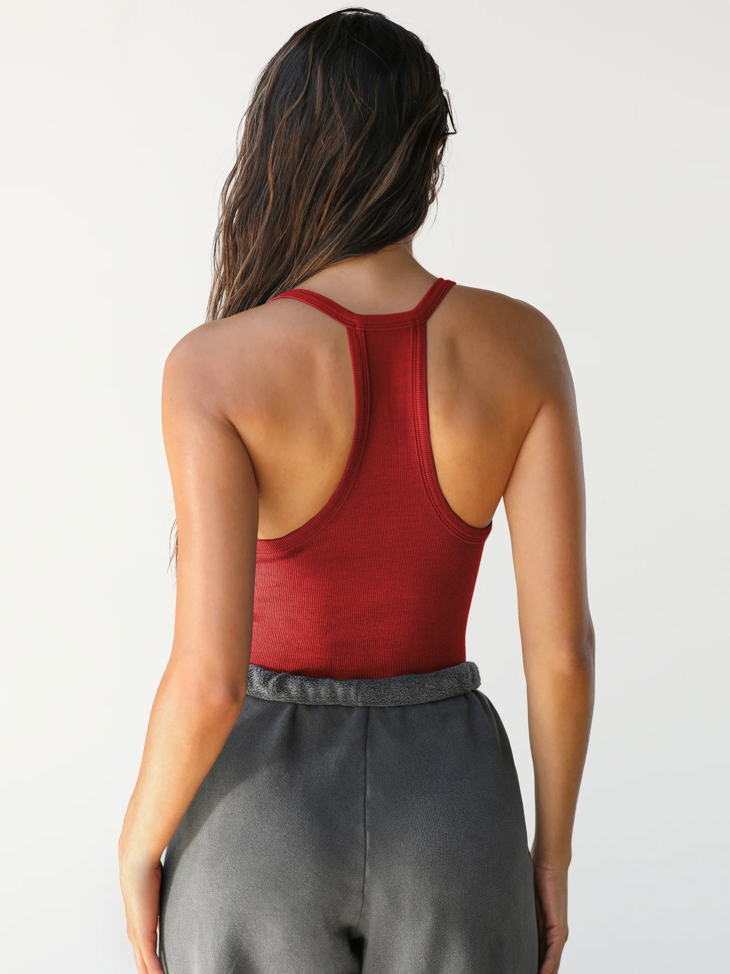 Deep V-Neck Tank Top