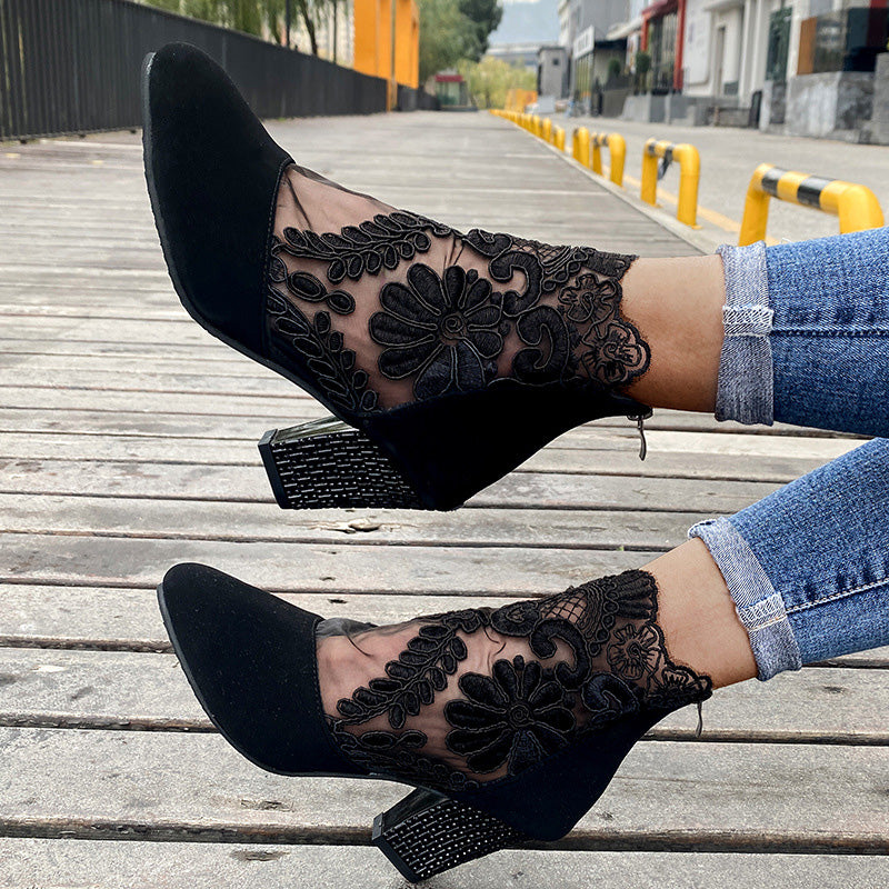 LUMÉA Lace Summer Heels