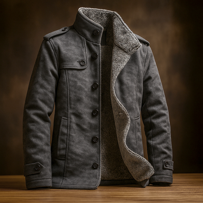 TRENTON™ Merino-Lined Suede Overcoat