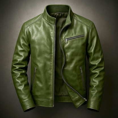 BROOKSON™ Vintage Leather Jacket