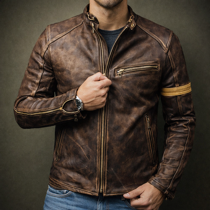 ROSSI™ VINTAGE LEATHER JACKET