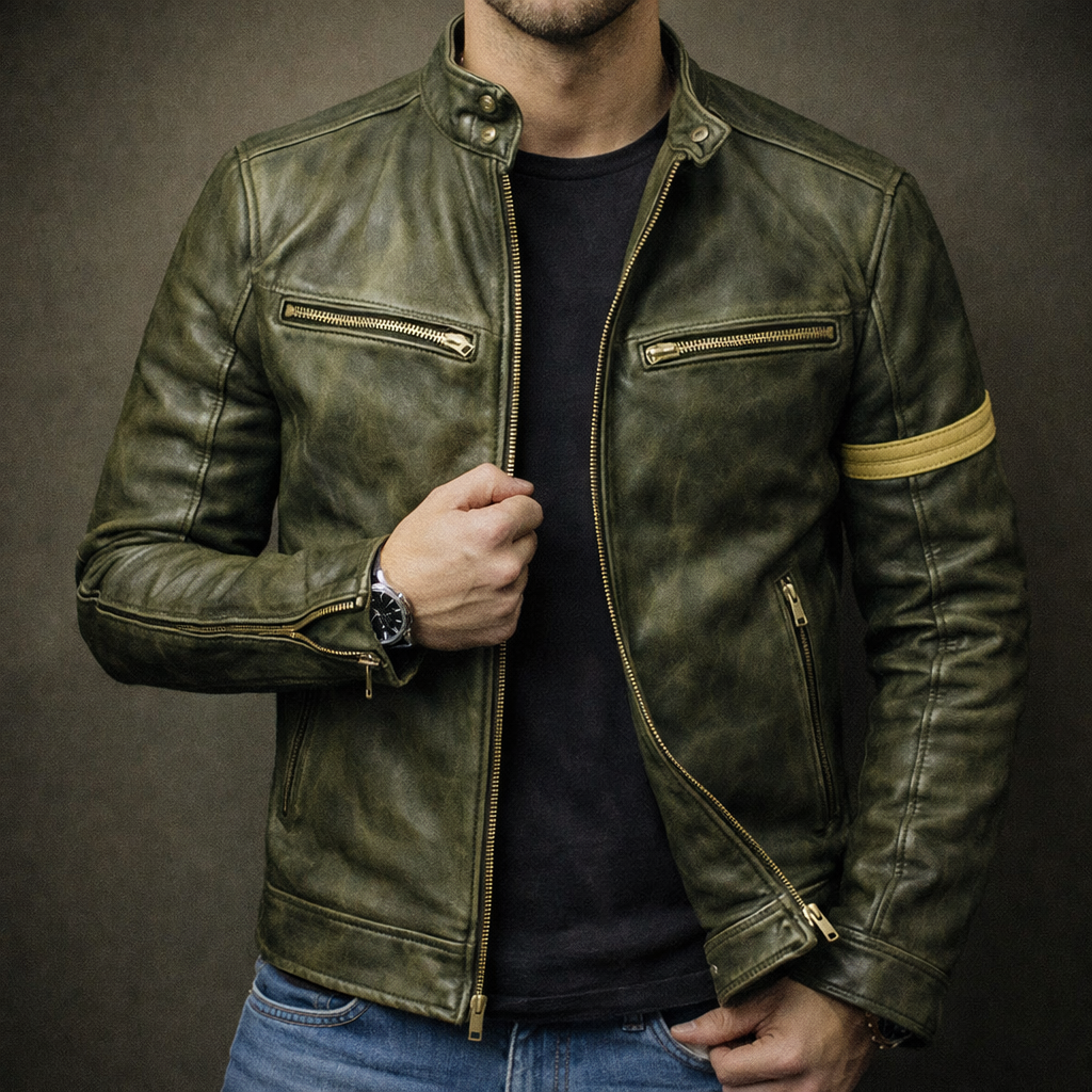 ROSSI™ VINTAGE LEATHER JACKET