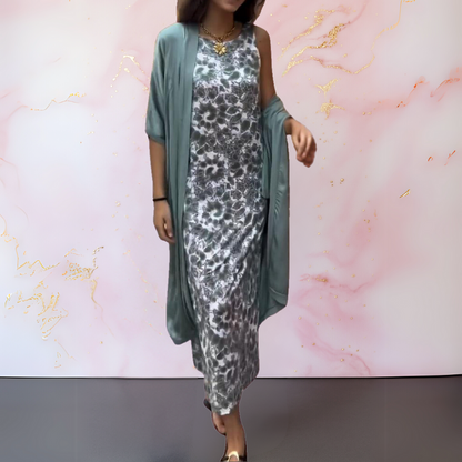 Elira Dress & Cardigan Set