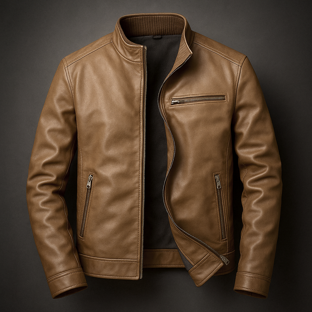 BROOKSON™ Vintage Leather Jacket