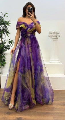 Daniela - Stunning Off Shoulder Maxi Dress