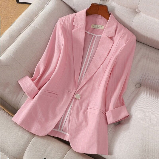 RITA LINEN BLAZER