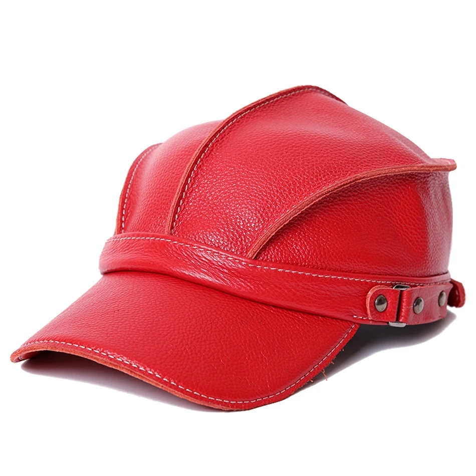 RIVARO™ Vintage Leather Gentleman’s Cap
