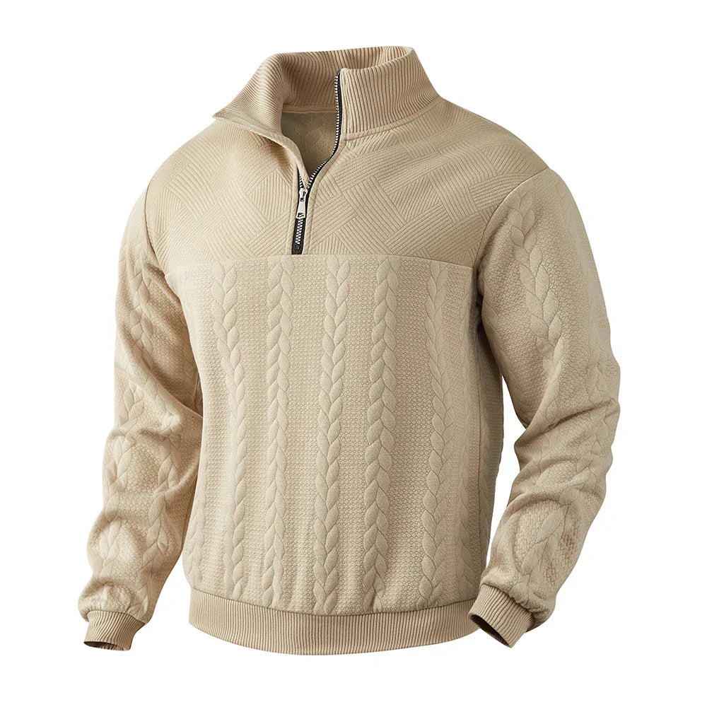 Henry | Premium Viertelreißverschluss-Sweatshirt