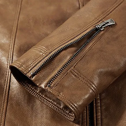 BROOKSON™ Vintage Leather Jacket