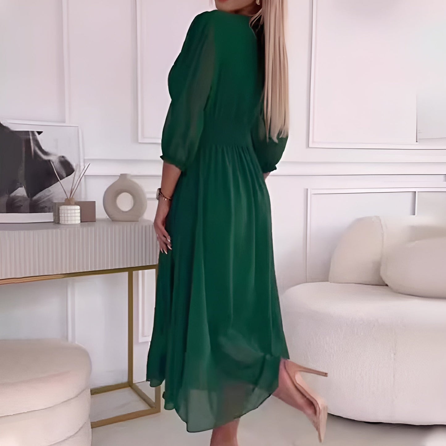 Abigail | Leichtes Seidenchiffon-Kleid