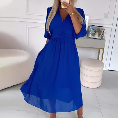 Abigail | Leichtes Seidenchiffon-Kleid