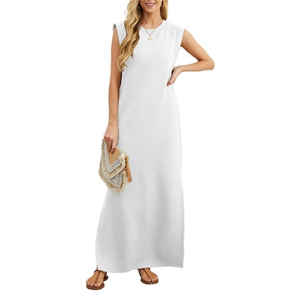 LUNA SUMMER SPLIT-HEM DRESS