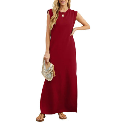 LUNA SUMMER SPLIT-HEM DRESS