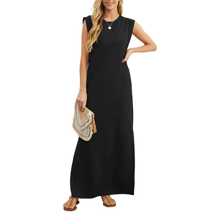 LUNA SUMMER SPLIT-HEM DRESS